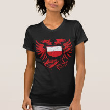 Poland Grunged T Shirts