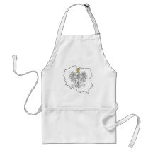 Poland Map With Eagle Apron