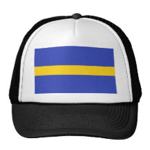poland region slaskie flag state district county trucker hat