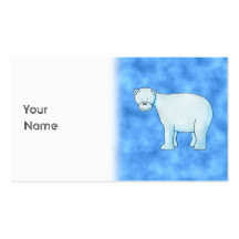 Polar Bear. Business Card