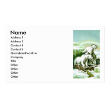 Polar Bear Business Card Template