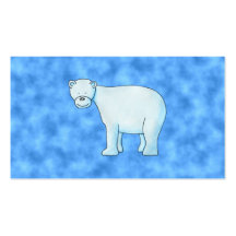 Polar Bear. Business Cards