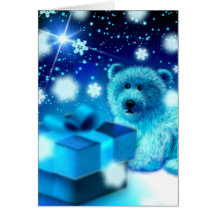 Polar bear Christmas Greeting Card