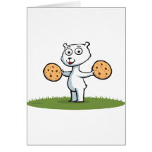 Polar Bear Cookies Greeting Card
