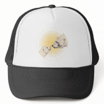 Polar Bear & Cub Caps & Hats Wildlife Art Hat