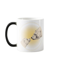Polar Bear & Cub Coffee Mug Wildlife Art Mug