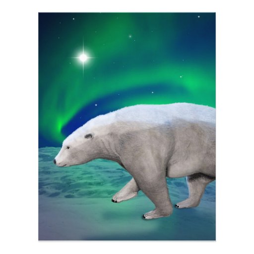 Polar Bear Custom Letterhead