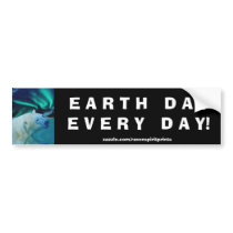 Polar Bear Earth Day Arctic Animal Bumper Stickers