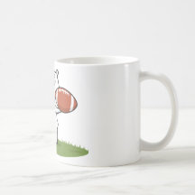 Polar Bear Football Coffee Mug