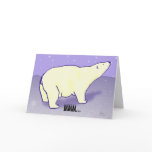 Polar Bear Holiday Card