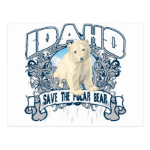 Polar Bear Idaho Postcard