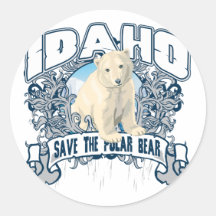Polar Bear Idaho Sticker
