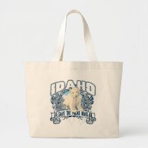 Polar Bear Idaho Tote Bag