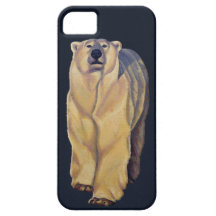 Polar Bear IPhone 5 Case Wildlife Art  Bear Gifts