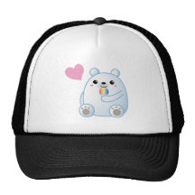 Polar Bear Love Mesh Hat