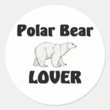 Polar Bear Lover Stickers
