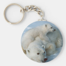Polar Bear Lovers Gifts Keychain