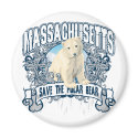 Polar Bear Massachusetts magnets