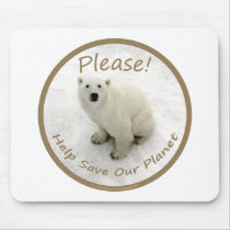 Polar Bear Mouse Pad