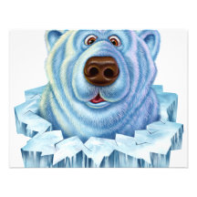 polar bear personalized invite