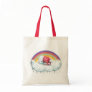 Polar Bear Rainbow Canvas Bags