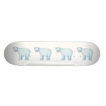 Polar Bear. Skate Board Decks
