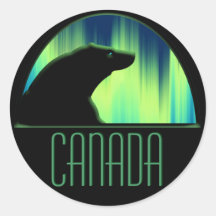 Polar Bear Stickers Wildlife Canada Stickers