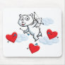 Polar Bear Valentine Mouse Pad