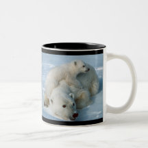 Polar_bear_with_cub, Polar_bear_with_cub Coffee Mug
