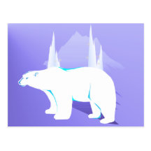Polar Bear Yardsign Post Cards