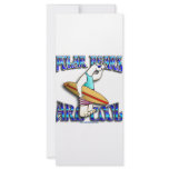 POLAR BEARS ARE COOL _ SURFER BEAR RACK CARD DESIGN