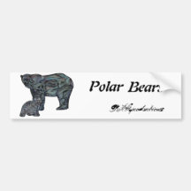 Polar Bears Bumper Sticker