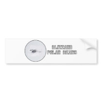 Polar Bears in a Blizzard Bumper Stickers