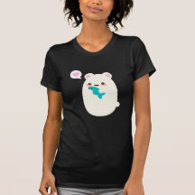 Polar bears love fish t-shirts