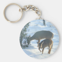 Polar Deer Key Chain