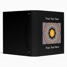 Polar Kaleidoscope Ring Binder