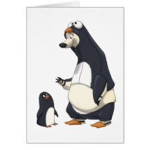 Polar Penguin Note Card