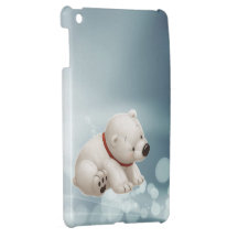 Polar teddy-bear iPad mini case