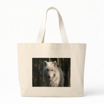 Polar Wolf Canvas Bag