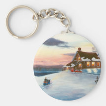 Polaris Sunset Lighthouse Keychain