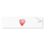 POLARIZED_HEART BUMPER STICKERS