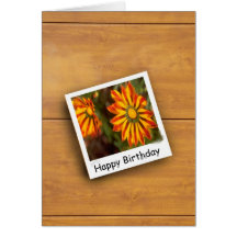 Polaroid Birthday Greeting Card