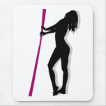 Pole Dancer Mouse Pads