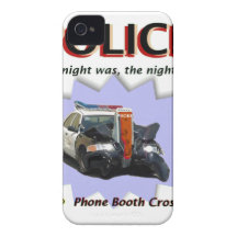 Police Bad Night Patrol iPhone 4 Case-Mate Cases