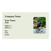 Police Bicycle Patrol Business Card