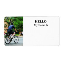 Police Bicycle Patrol Shipping Labels