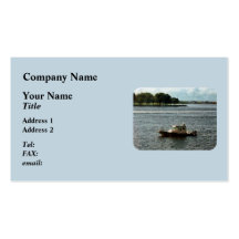 Police Boat Norfolk VA Business Card
