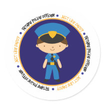 Police Boy Like Daddy stickers