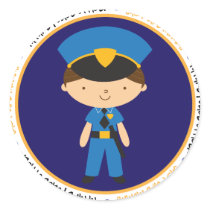 Police Boy like Mommy stickers