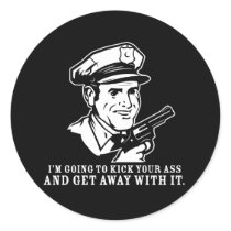 Police Brutality: I'm Going to Kick Your Ass Stick
